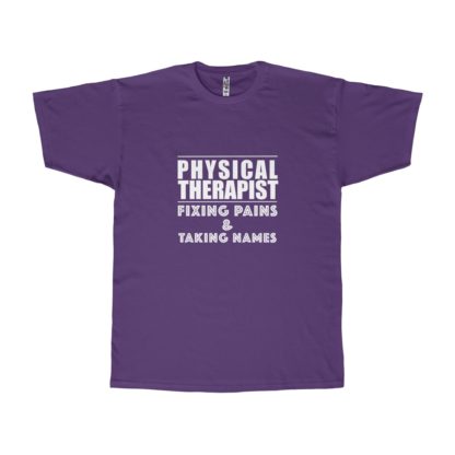 "Physical Therapist - Fixing Pains & Taking Names" - Men's T-shirt - Image 15