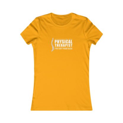 “Physical Therapist – I’ve Got Your Back” – Women’s T-shirt - Image 5