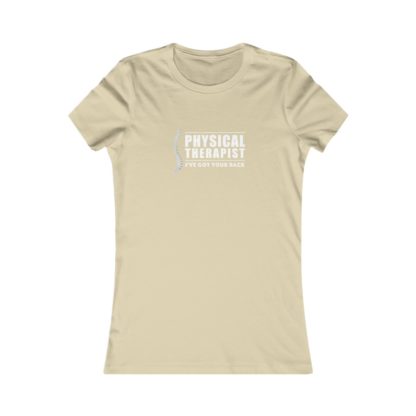 “Physical Therapist – I’ve Got Your Back” – Women’s T-shirt - Image 4