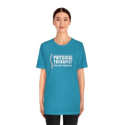 “Physical Therapist – I’ve Got Your Back” – Unisex Premium Fitted T-Shirt - Image 20