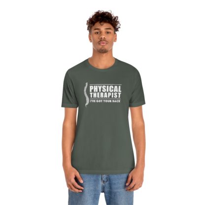 “Physical Therapist – I’ve Got Your Back” – Unisex Premium Fitted T-Shirt - Image 9
