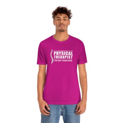 “Physical Therapist – I’ve Got Your Back” – Unisex Premium Fitted T-Shirt - Image 30