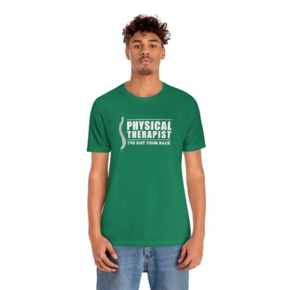 “Physical Therapist – I’ve Got Your Back” – Unisex Premium Fitted T-Shirt - Image 18