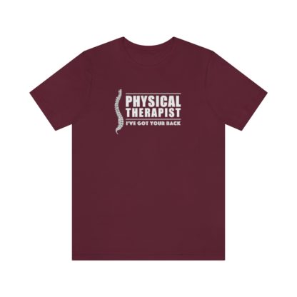 “Physical Therapist – I’ve Got Your Back” – Unisex Premium Fitted T-Shirt - Image 31