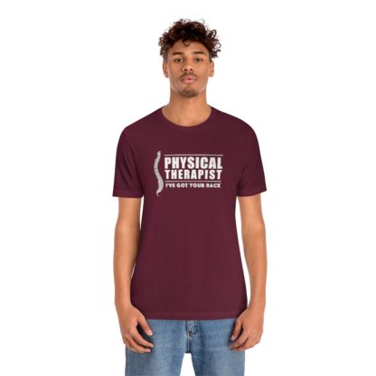 “Physical Therapist – I’ve Got Your Back” – Unisex Premium Fitted T-Shirt - Image 33