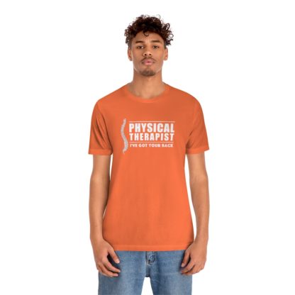 “Physical Therapist – I’ve Got Your Back” – Unisex Premium Fitted T-Shirt - Image 6