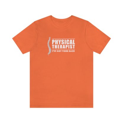 “Physical Therapist – I’ve Got Your Back” – Unisex Premium Fitted T-Shirt - Image 4