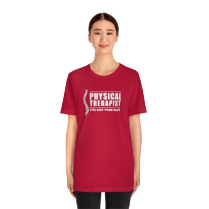 “Physical Therapist – I’ve Got Your Back” – Unisex Premium Fitted T-Shirt - Image 38