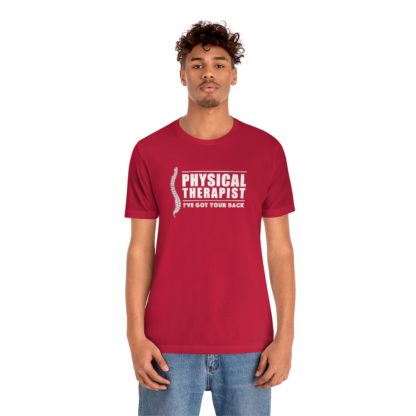 “Physical Therapist – I’ve Got Your Back” – Unisex Premium Fitted T-Shirt - Image 39