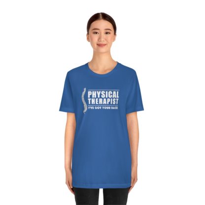 “Physical Therapist – I’ve Got Your Back” – Unisex Premium Fitted T-Shirt - Image 23