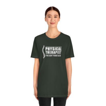 “Physical Therapist – I’ve Got Your Back” – Unisex Premium Fitted T-Shirt - Image 11