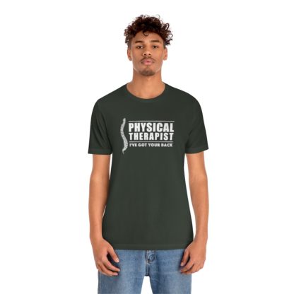 “Physical Therapist – I’ve Got Your Back” – Unisex Premium Fitted T-Shirt - Image 12