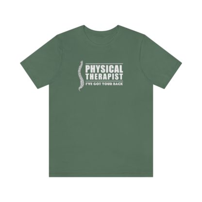 “Physical Therapist – I’ve Got Your Back” – Unisex Premium Fitted T-Shirt - Image 13