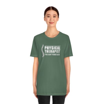 “Physical Therapist – I’ve Got Your Back” – Unisex Premium Fitted T-Shirt - Image 14