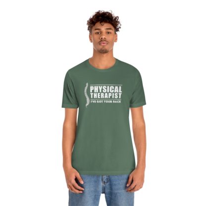 “Physical Therapist – I’ve Got Your Back” – Unisex Premium Fitted T-Shirt - Image 15