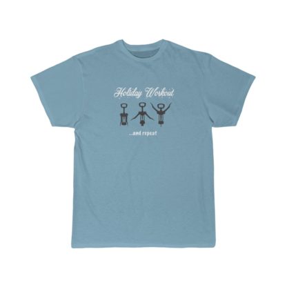 "Holiday Workout" - Men's T-shirt - Image 3
