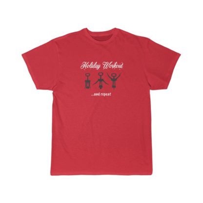 "Holiday Workout" - Men's T-shirt - Image 4